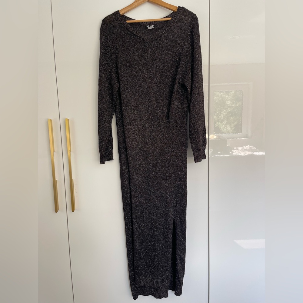 VENUS long knit Viscose dress